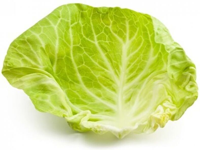 O frunză de varză aplicată pe gât ameliorează durerile cauzate de osteochodroză.